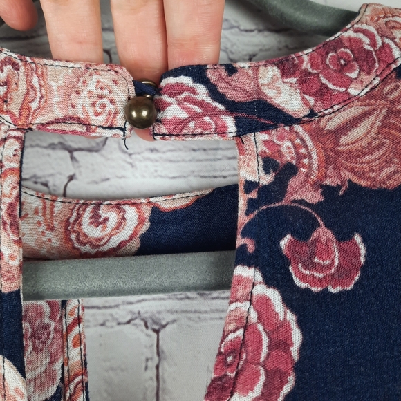 Altar'd State Long Sleeve Bohemian Mini Dress - Picture 11 of 14